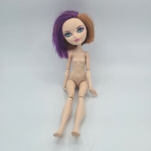 Stylish Purple and Brown Hair Doll